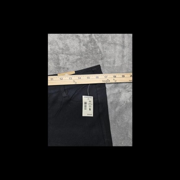 Aeropostale Lola Jeggings Womens L/G Super Low Rise Skinny Fit Stretch Black NWT - Picture 2 of 16